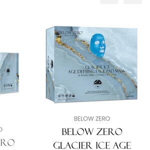 Glacier Ice Age Defying Face Pad Mask - Blue